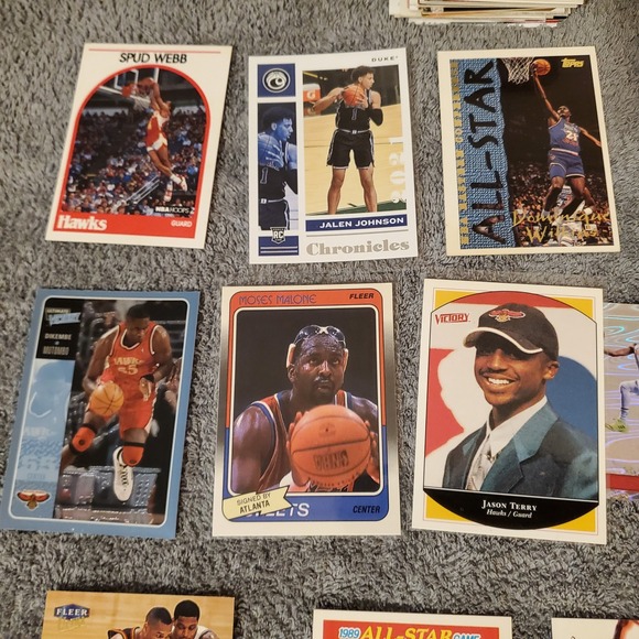 Trae Young Jalen Johnson Basketball Cards Lot Atlanta Hawks NBA Over 250 CARDS! - Picture 6 of 7